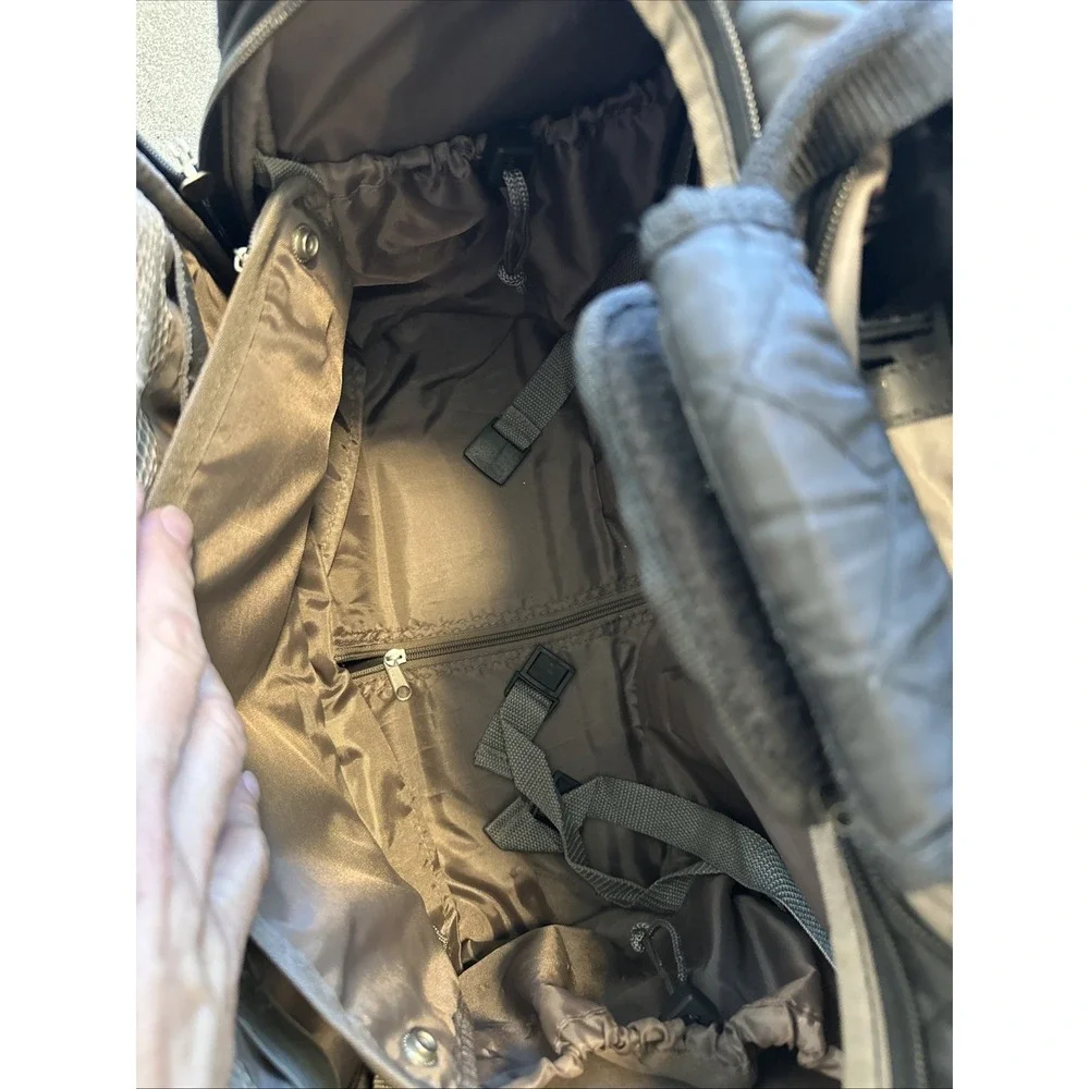 Athalon Rolling Bag Black Multi-Pocket/Zip Weekender Travel Extendable Handle